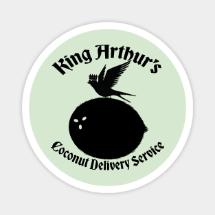 King Arthur's Coconut Delivery Service Magnet